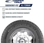 Cooper Discoverer HT3 All Season Truck Tire, LT245/75R16 120R, Set of 1