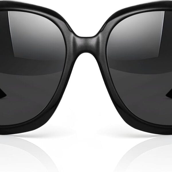 miyya Bug Eye Oversized Polarized Sunglasses Womens, Trendy Retro Sun Glasses for Women 2024, Oversized UV Protection Shades