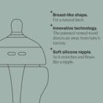 Tommee Tippee Advanced Anti-Colic Grow with Baby Bottle Set, 0m+, 5oz & 9oz Self-Sterilizing Bottles, Slow & Medium-Flow Breast-Like Nipples, Bottle Handles