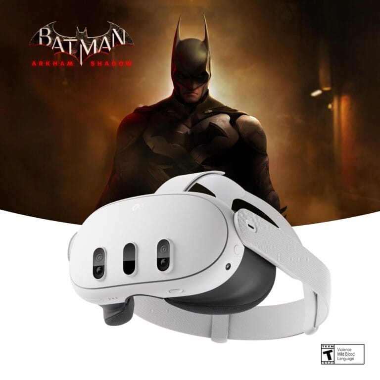Meta Quest 3 512GB  Ultimate Mixed Reality Experiences  Get Batman: Arkham Shadow and a 3-Month Trial of Meta Quest+ Included