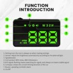 Heads up Display for Cars,HUD,Head up Display for Car,Car Speedometer Display,Automatic Brightness Adjustment,Speeding Alert,USB Cable Plug & Play