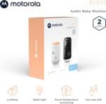 Motorola Nursery PIP11 Audio Baby Monitor, Nightlight, 1000ft Range, 2-Way Talk, Lullabies, Portable Parent Unit (AAA Rechargeable Batteries Included)