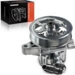 A-Premium Power Steering Pump, with Pulley, Compatible with Honda Accord 2008 2009 2010 2011 2012, 2.4L, Replace # 56100R40A03