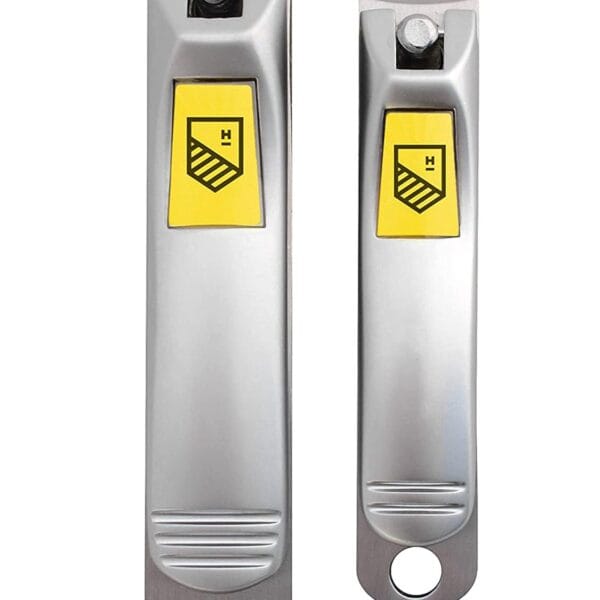 Nail Clippers Set - Ultra Sharp, Sturdy, Stainless Steel Fingernail & Toenail Clipper Cutters with Nail File - Silver