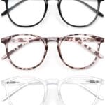 IBOANN Iconic Blue Light Glasses for Woman - Computer Glasses 99% Blue Light Blocking - Anti Eyestrain & UV Glare Protection