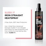 L’Oral Paris Advanced Hairstyle Sleek It Iron Straight Heat Spray, 5.7 Ounce