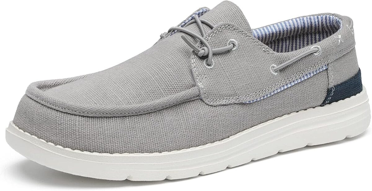 Bruno Marc Mens Slip-on Canvas Loafers Casual Boat Shoes