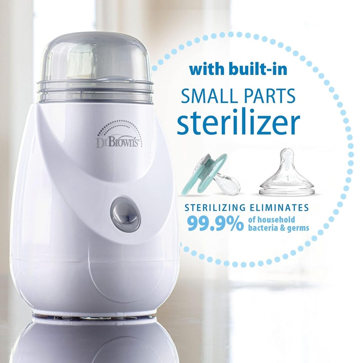 Dr. Brown’s Insta-Feed Baby Bottle Warmer and Sterilizer for Baby Bottles and Baby Food Jars