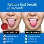 Mouthology Tongue Scraper for Adults (2 Pack), Reduce Bad Breath, Metal Tongue Scraper, Tongue Cleaner, Tongue Scraper, Stainless Steel Tongue Scraper, Tongue Cleaner for Adults, Tongue Scrubber