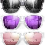 Sunglasses Womens Polarized Sunglasses for Mens Womens Retro Mirror Lens for Driving Fishing UV400 Protection