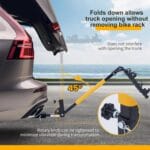 MaxxHaul 50025 Hitch Mount 2 Bike Rack For Cars, Trucks, SUV’s, Minivans – 100 lb. Capacity