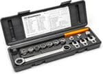 GEARWRENCH 15 Piece Ratcheting Serpentine Belt Tool Set | 3680D