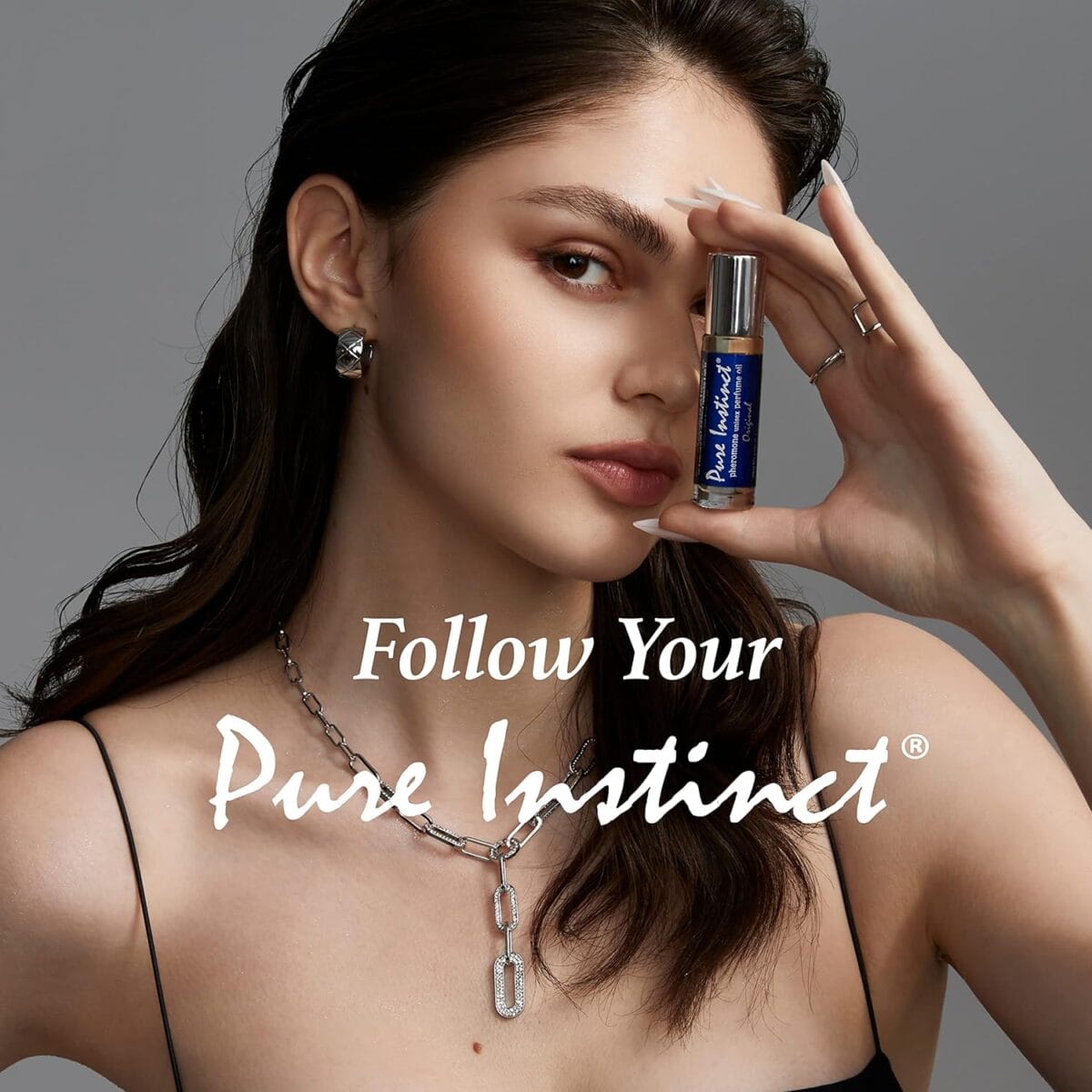 Pure Instinct Roll-On – The Original Pheromone Infused Essential Oil Perfume Cologne – TSA Ready (The Original – Unisex)