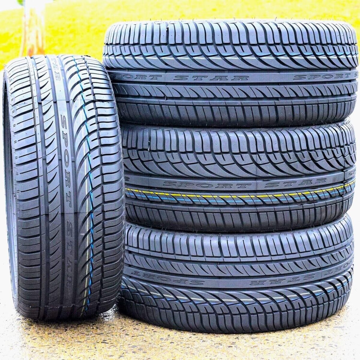 Set of 4 (FOUR) Fullway HP108 All-Season Passenger Car High Performance Radial Tires-225/40R18 225/40ZR18 225/40/18 225/40-18 92W Load Range XL 4-Ply BSW Black Side Wall UTQG 380AA