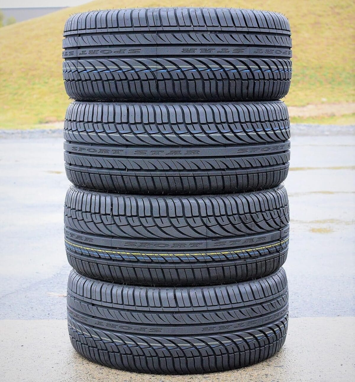 Set of 4 (FOUR) Fullway HP108 All-Season Passenger Car High Performance Radial Tires-225/40R18 225/40ZR18 225/40/18 225/40-18 92W Load Range XL 4-Ply BSW Black Side Wall UTQG 380AA