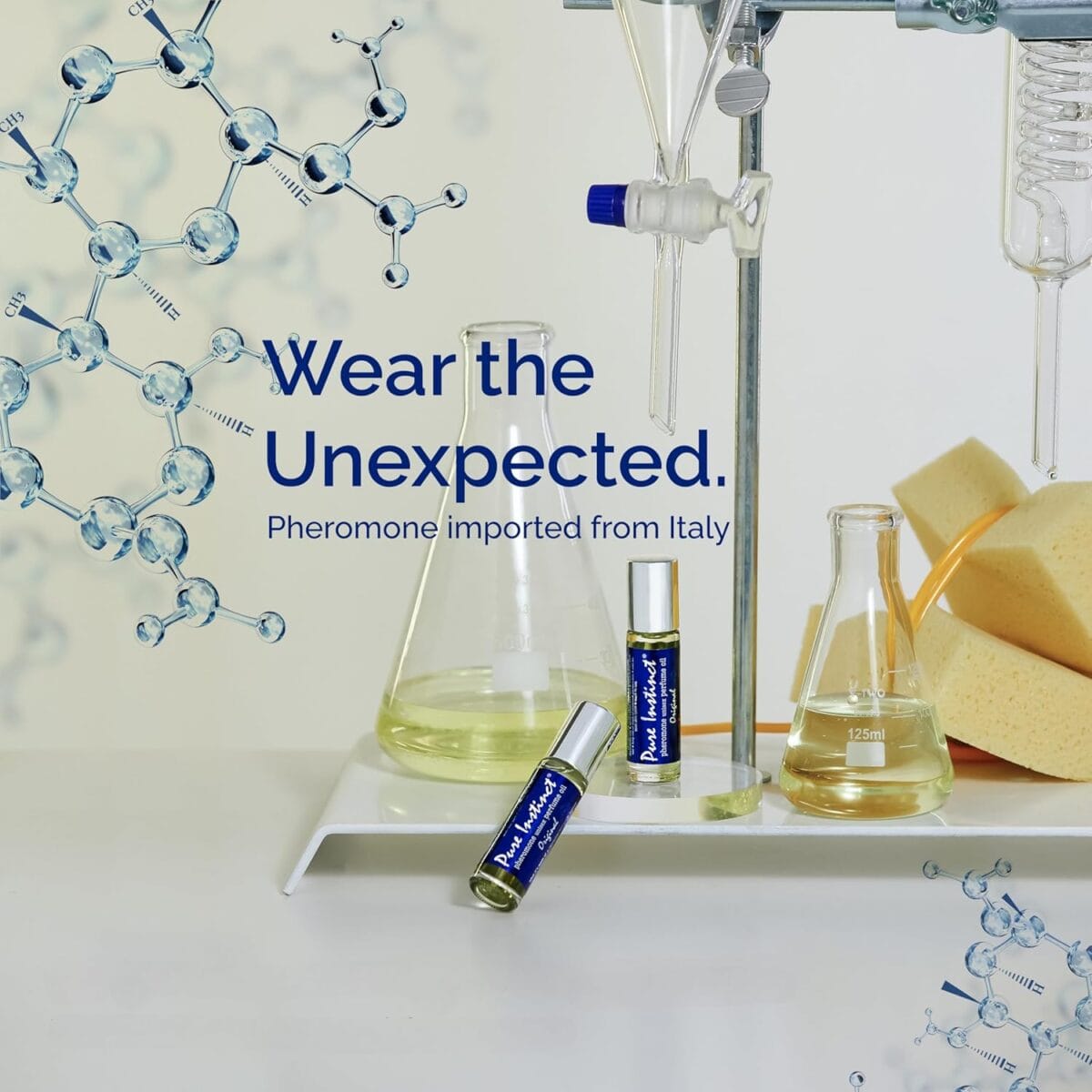 Pure Instinct Roll-On – The Original Pheromone Infused Essential Oil Perfume Cologne – TSA Ready (The Original – Unisex)