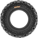 Set of 4 SunF Power.I ATV UTV all-terrain Tires 25×8-12 Front & 25×10-12 Rear, 6 PR, Tubeless A033