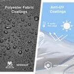 Puroma ATV Cover, XL 82.7” Waterproof Outdoor Heavy Duty 4 Wheeler Cover Quad Cover All Season UV Protection for Polaris, Sportsman, Yamaha, Suzuki, Honda, Kawasaki