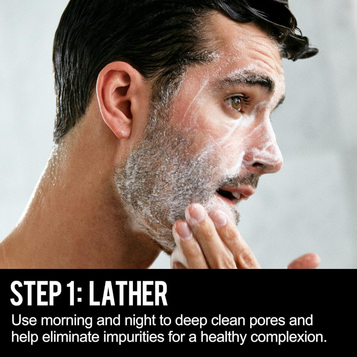 RUGGED & DAPPER Daily Power Scrub | 8 oz | Premium Exfoliating Mens Face Wash | Deep Cleans + Prevents Breakouts | Face Wash Men’s | Natural Ingredients | Made in USA