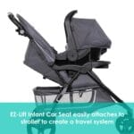 Baby Trend EZ Ride Travel System with EZ-Lift Infant Car Seat, Dash Grey