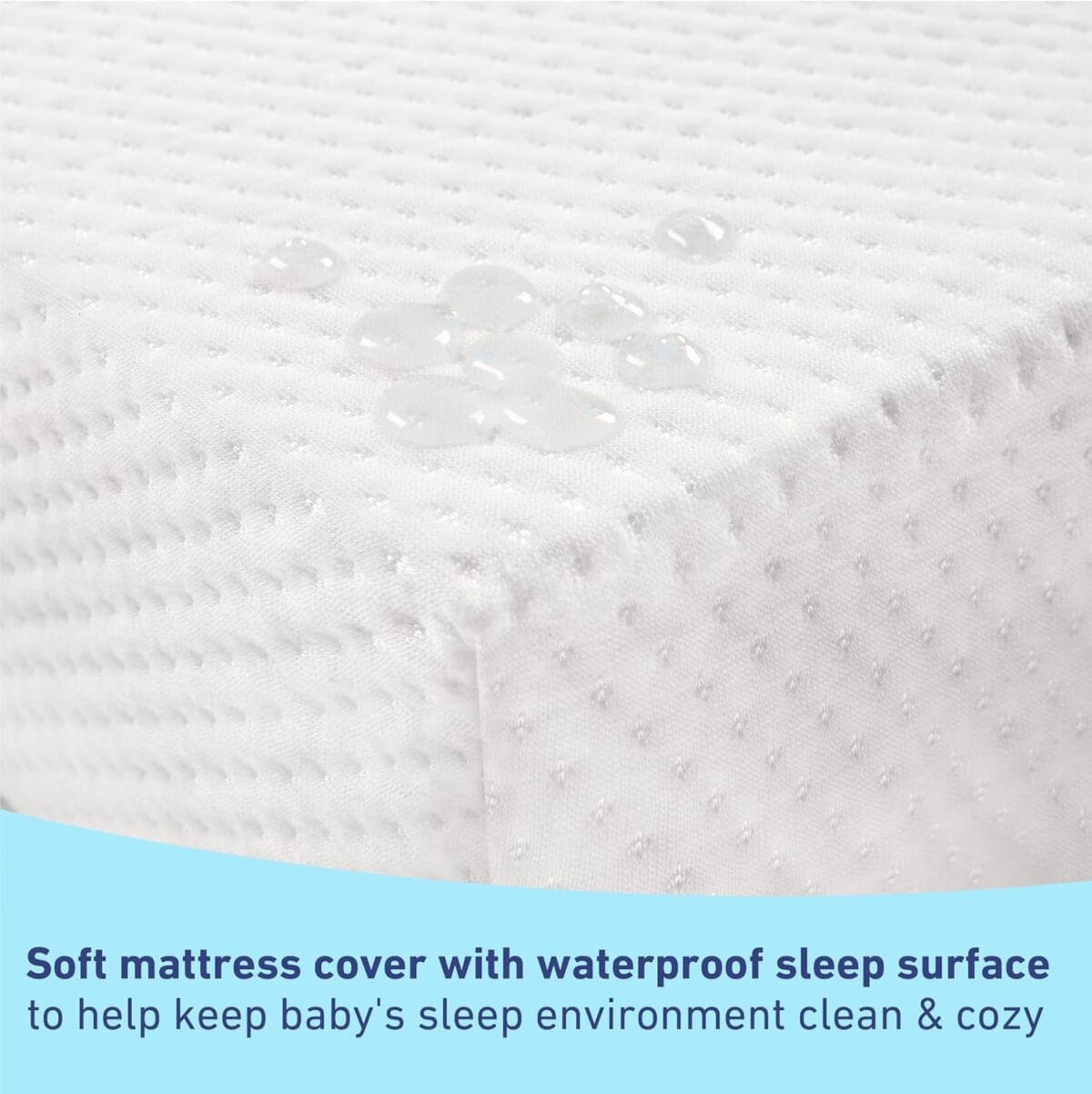 Graco Premium Crib & Toddler Mattress  GREENGUARD Gold Certified & CertiPUR-US Certified, Fits All Standard Crib & Toddler Beds, Waterproof Sleep Surface, Machine-Washable Outer Cover for Easy Care