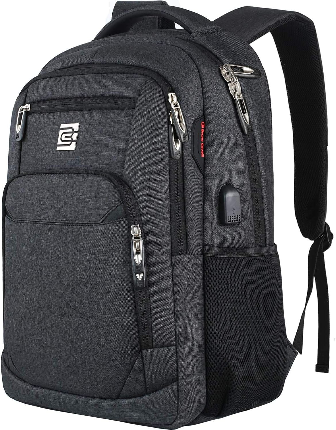 Laptop Backpack,Business Travel Anti Theft Slim Durable Laptops Backpack With USB Charging Port,Water Resistant College Computer Bag For Women & Men Fits 15.6 Inch Laptop And Notebook Black Laptop Backpack,Business Travel Anti Theft Slim Durable Laptops Backpack with USB Charging Port,Water Resistant College Computer Bag for Women & Men Fits 15.6 Inch Laptop and Notebook - Black