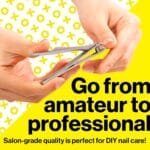 Nail Clippers Set – Ultra Sharp, Sturdy, Stainless Steel Fingernail & Toenail Clipper Cutters with Nail File – Silver