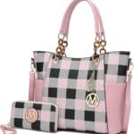 MKF Collection Tote Bag for Women, Handbag Set with Wallet-Top-Handle- Vegan Leather Purse