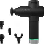 Hyperice Hypervolt 2 Pro - Featuring Quiet Glide Technology - Handheld Percussion Massage Gun - 5 Speeds, 5 Interchangeable Heads - Helps Relieve Sore Muscles and Stiffness FSA-HSA Approved