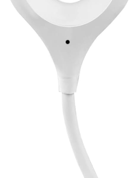 USB Reading Light Voice Control Lamp Voice Activated Lamp Smart Voice Small Table Lamp for Home Learning and Office, White