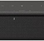 Sony S100F 2.0ch Soundbar with Bass Reflex Speaker, Integrated Tweeter and Bluetooth, (HTS100F), easy setup, compact, home office use with clear sound black