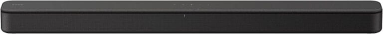 Sony S100F 2.0ch Soundbar with Bass Reflex Speaker, Integrated Tweeter and Bluetooth, (HTS100F), easy setup, compact, home office use with clear sound black