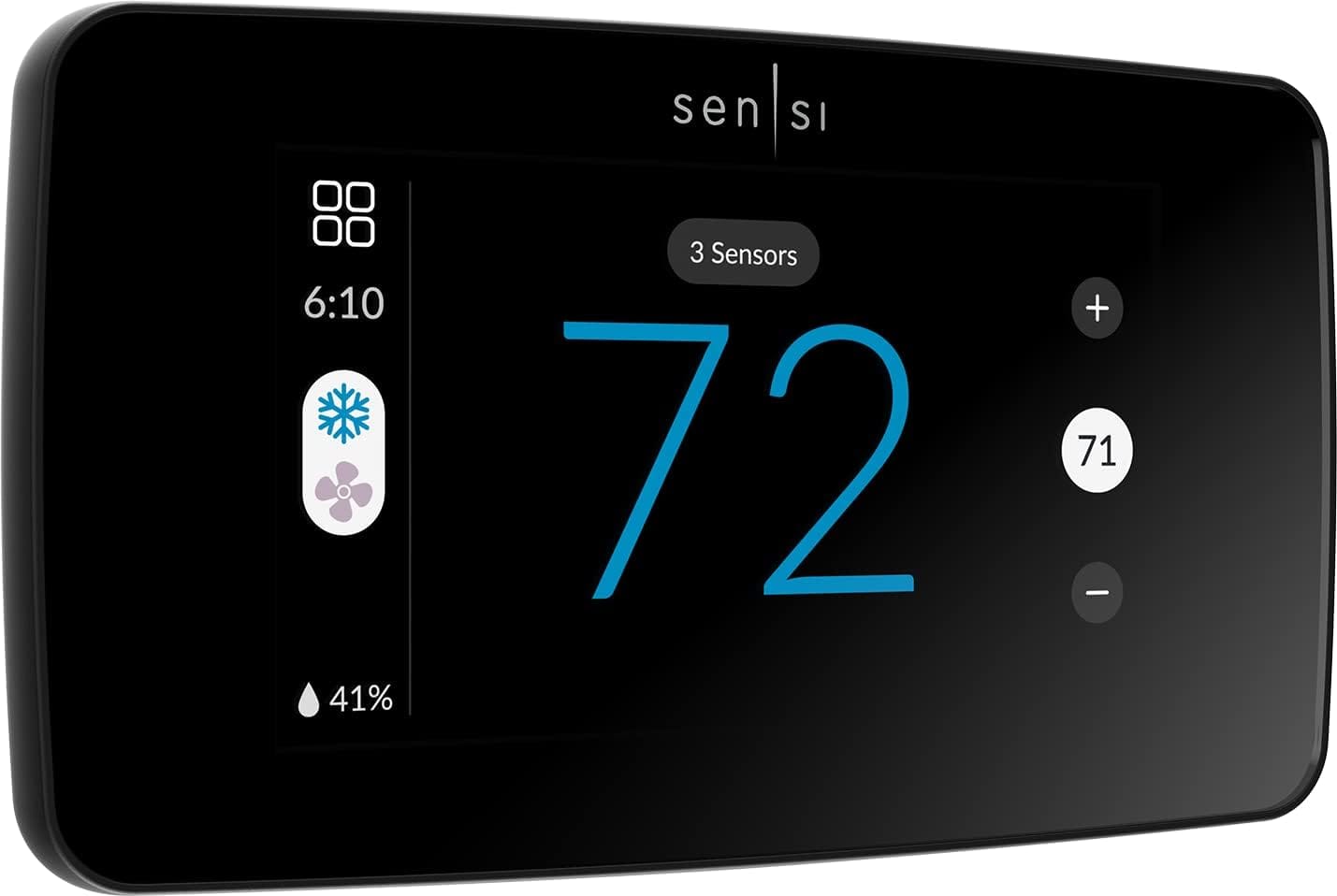 Sensi Touch 2 Smart Thermostat With Touchscreen Color Display, 100 Years Of Expertise, Programmable, Wi Fi, Data Privacy, Easy DIY, Works With Alexa, Energy Star Certified, ST76, C Wire Required Sensi Touch 2 Smart Thermostat with Touchscreen Color Display, 100 Years of Expertise, Programmable, Wi-Fi, Data Privacy, Easy DIY, Works with Alexa, Energy Star Certified, ST76, C-Wire Required