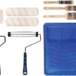 Pro Grade Paint Roller Kit, Brush & Roller,10 Piece Set, Wall Painting Naps for Professionals & Homeowners - All Paints & Stains, Washable, Reusable, Easy to Clean, Superior Absorbency.