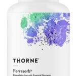 THORNE Ferrasorb - 36 mg Iron with Essential Nutrients - Complete Blood Support Formula* - Elemental Iron, Folate, B and C Vitamins for Optimal Absorption - Gluten-Free - 60 Capsules