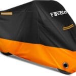 Favoto Motorcycle Cover Reflective 96.5 inches Length All Season Universal Weather Waterproof Sun Outdoor Protection with Lock-Holes & Storage Bag Motorbike Vehicle Cover