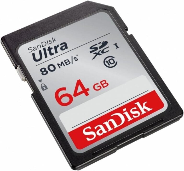 SanDisk Ultra 64GB Class 10 SDXC UHS-I Memory Card up to 80MB/s (SDSDUNC-064G-GN6IN)