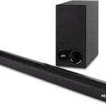 Polk Audio Signa S2 Sound Bar & Wireless Subwoofer  Exclusive VoiceAdjust Technology, Ultra-Slim Design, Works with 4K & HD TVs, HDMI & Optical, Bluetooth, Wireless Streaming