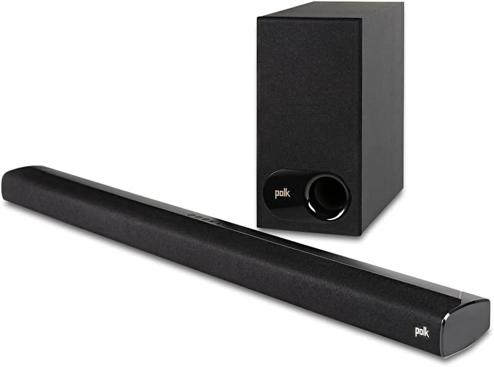 Polk Audio Signa S2 Sound Bar & Wireless Subwoofer Exclusive VoiceAdjust Technology, Ultra Slim Design, Works With 4K & HD TVs, HDMI & Optical, Bluetooth, Wireless Streaming Polk Audio Signa S2 Sound Bar & Wireless Subwoofer Exclusive VoiceAdjust Technology, Ultra-Slim Design, Works with 4K & HD TVs, HDMI & Optical, Bluetooth, Wireless Streaming