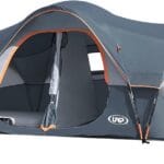 UNP Camping Tent 10-Person-Family Tents, Parties, Music Festival Tent, Big, Easy Up, 5 Large Mesh Windows, Double Layer, 2 Room, Waterproof, Weather Resistant, 18ft x 9ft x78in