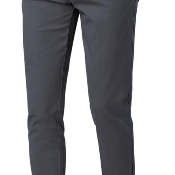 Plaid&Plain Men's Skinny Stretchy Khaki Pants Colored Pants Slim Fit Slacks Tapered Trousers