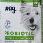 Amazon Brand - Wag Probiotic Supplement Daily Chews for Dogs, Supports Digestion and Gut Health, Natural Duck Flavor, 160 count