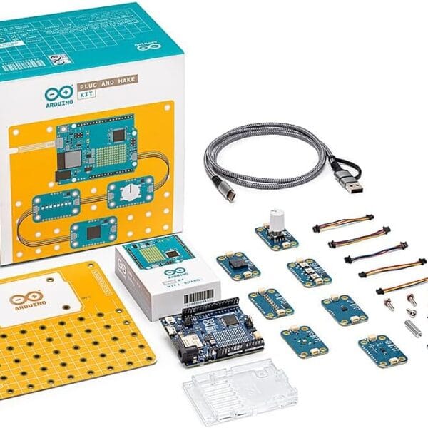 Official Arduino Plug and Make Kit [AKX00069] - The New Arduino Starter Kit for Beginners - Easiest Kit to Build Connected Projects - Make Technology It's Fun