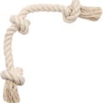 Barida Natural White Cotton Tough Dog Rope Toy. Non Toxic and Premium Rope Dog Tug Toy for Medium & Large Dogs.