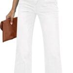 GRAPENT Womens Flare Jeans High Waisted Wide Leg Baggy Jean for Women Stretch Denim Pants