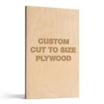 Baltic Birch Plywood Custom Cut Craftwood Customized to Size, B/BB Grade Craft Wood, Stronger Than Basswood Sheets, for Laser, CNC Cutting, Wood Burning and Crafting