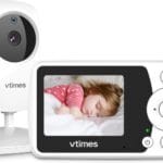 Baby Monitor with Camera and Audio, Video Baby Monitor No WiFi Night Vision, 2.4" LCD Screen Portable Baby Camera VOX Mode Pan-Tilt-Zoom Alarm and 1000ft Range, Ideal for Baby/Elderly/Pet