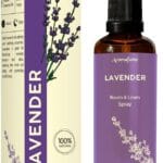 Lavender Room, Linen & Pillow Spray by Aromafume | 100ml/3.38 fl oz | with Pure Lavender Essential Oil | Aromatherapy Spray for Relaxation, Sleep & Stress Relief | Mist for Bedding, Fabrics