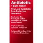 Amazon Basic Care First Aid Antibiotic Burn Relief, Maximum Strength Triple Antibiotic Ointment, 1 ounce (pack of 1)