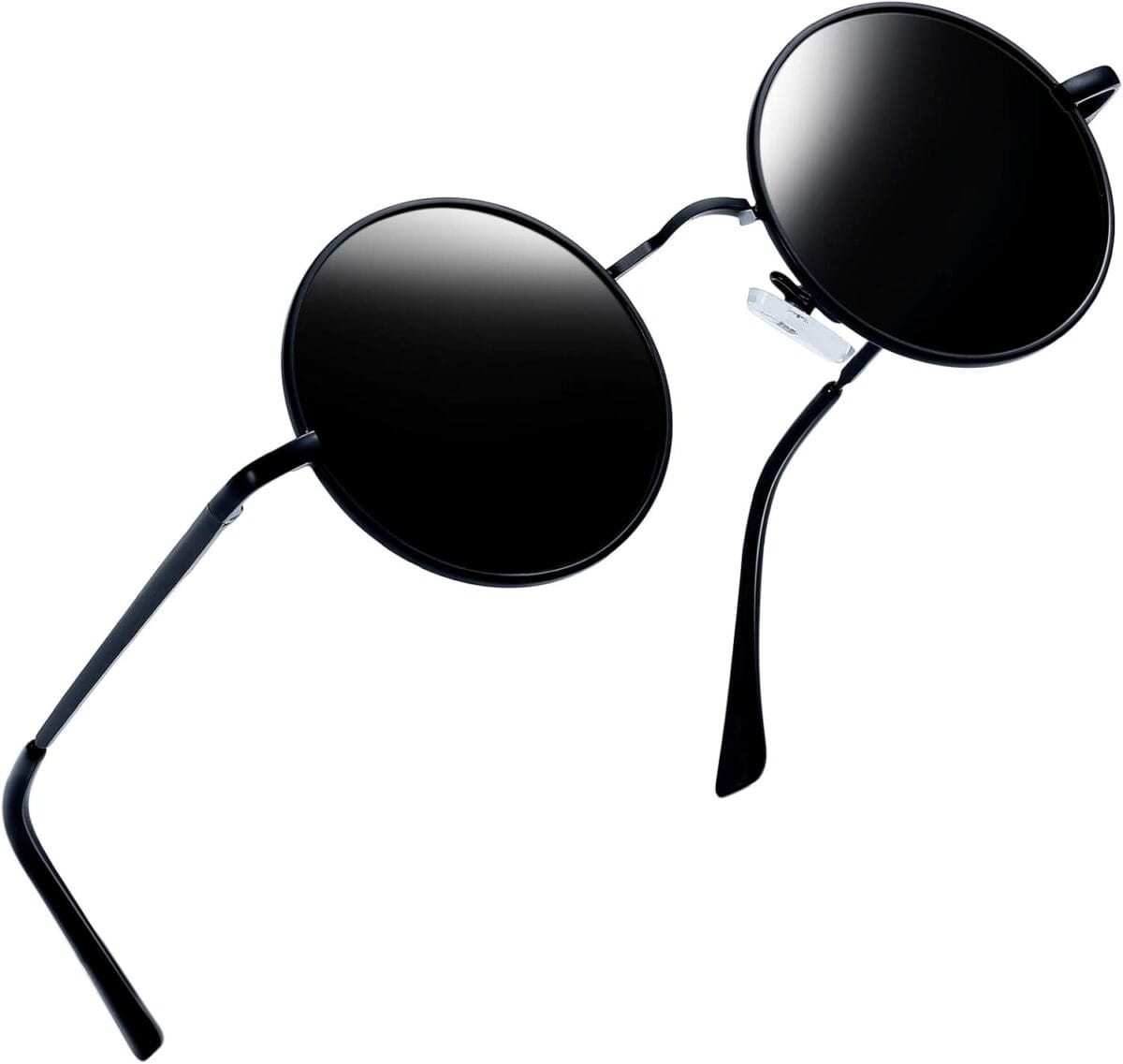 Joopin Retro Small Round Sunglasses Hippie Circle Sun Glasses Polarized UV400 Protection Metal Shades for Men Women